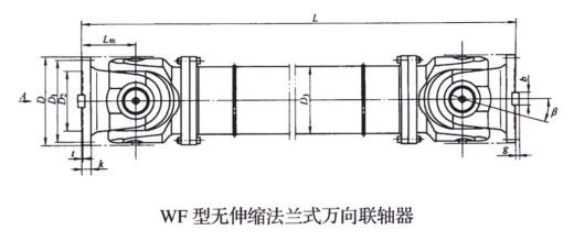 無伸縮法蘭式萬向聯(lián)軸器